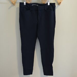 Old Navy Dark Blue Pixie Built In Sculpt Skinny Pants